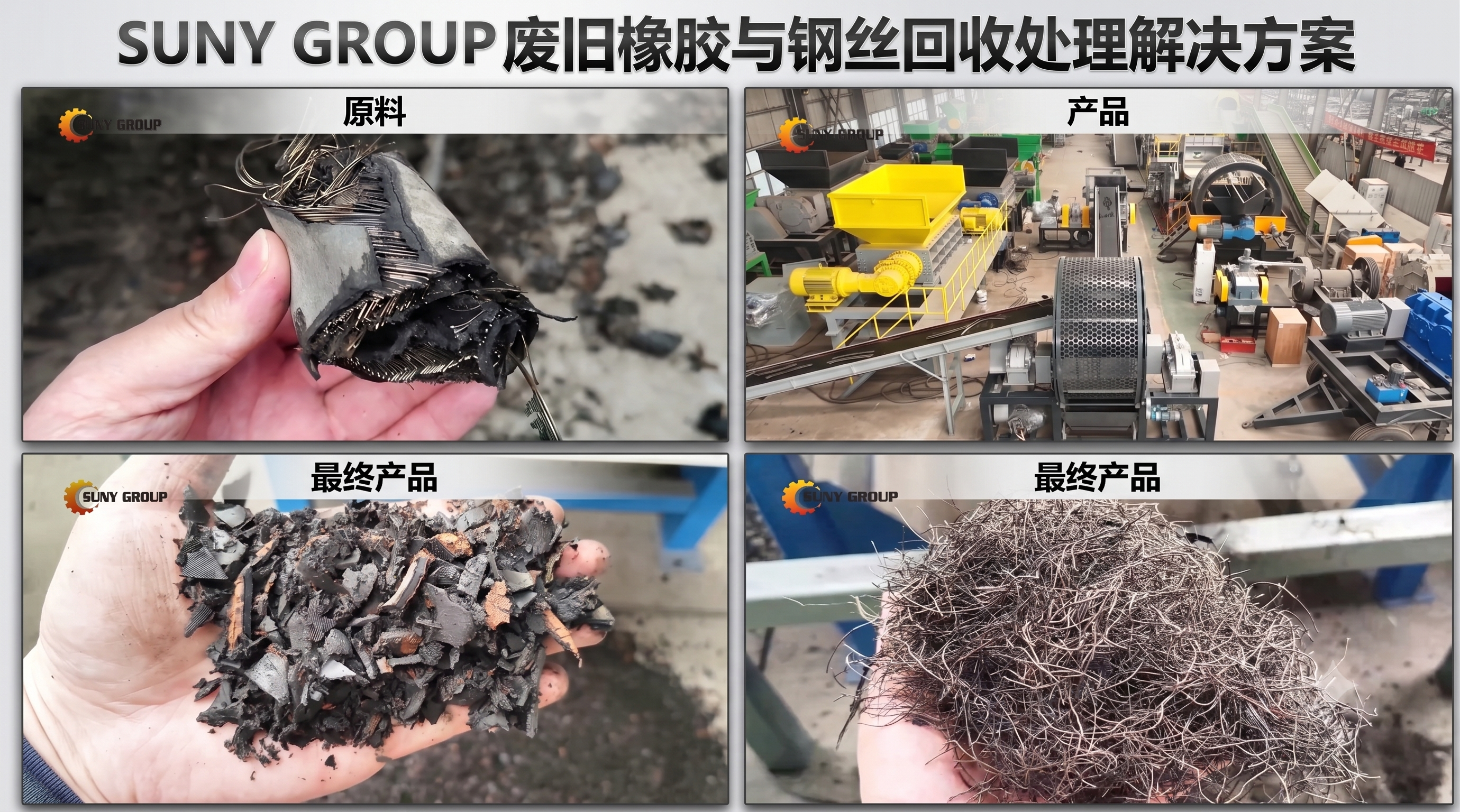 废旧液压软管回收设备:高效实现橡胶与钢丝分离的液压管回收解决方案